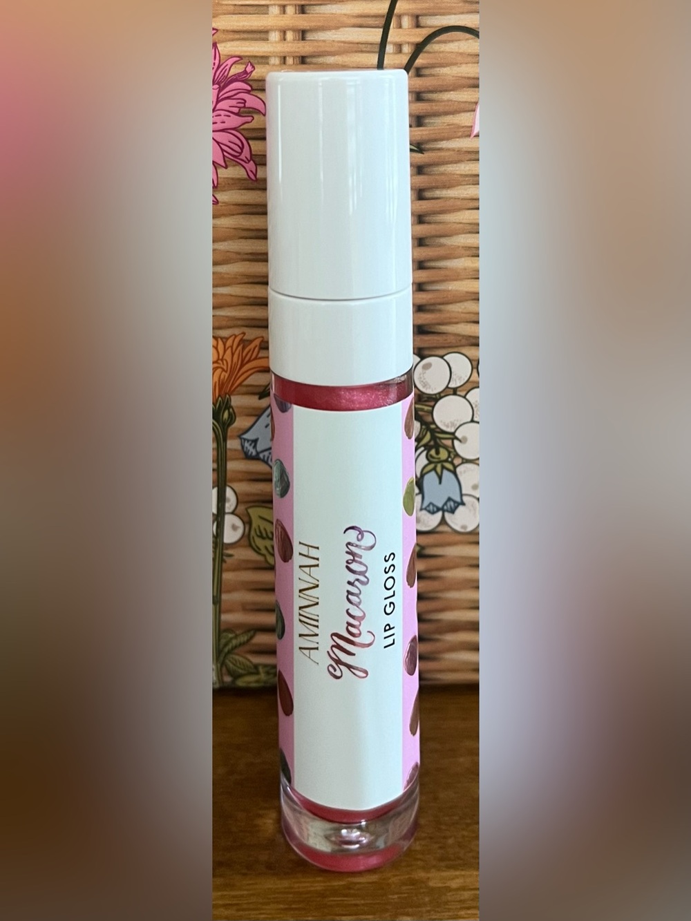 Aminnah Macarons Lip Gloss - Full Size Retail $28 NEW